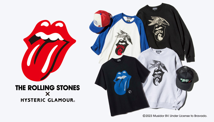 Hysteric Glamour x The Rolling Stones 협업 20주년 기념 제품 공개